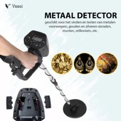 Vosoi - Hoogwaardige Metaal Detector - Nauwkeurige Pinpointer Optie - Waterdichte Zoekspoel - Geschikt Voor Kinderen En Volwassenen -Makita Winkel 1200x1200 1219