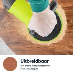 Qumax Polijstmachine – Poetsmachine Incl. 4 Polijstschijven – Krachtige Motor – 180mm – 220/240V -Makita Winkel 1200x1200 122