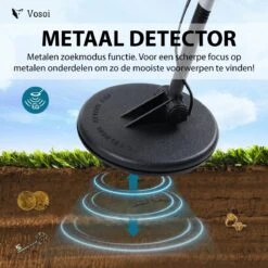Vosoi - Hoogwaardige Metaal Detector - Nauwkeurige Pinpointer Optie - Waterdichte Zoekspoel - Geschikt Voor Kinderen En Volwassenen -Makita Winkel 1200x1200 1220