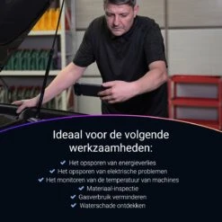 Techweise Warmtebeeldcamera Voor Android - -20ºC Tot +550ºC - 256x192 Pxs - Warmtecamera - Verlengde Garantie -Makita Winkel 1200x1200 1236