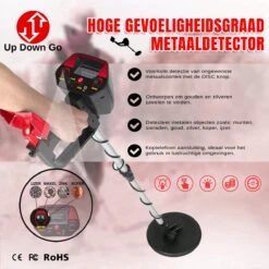 Up Down Go Metaaldetector - Voor Kinderen & Volwassenen - Schep - Inclusief Batterijen - 20 Tot 70 CM Detectie Bereik -Makita Winkel 1200x1200 1243