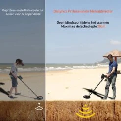 Metaaldetector - Verstelbaar 107/134cm - NL E-Handleiding - Metaaldetector Voor Kinderen & Volwassenen - Ingebouwde Pinpointer - Inclusief Combi Schep/pikhouweel & Koptelefoon! -Makita Winkel 1200x1200 1248