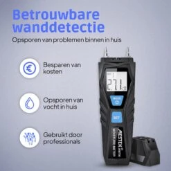 Mestek Vochtmeter WM700 - Hygrometer - Muren - Binnen - Vochtmeters - Inclusief Opbergtas -Makita Winkel 1200x1200 1253