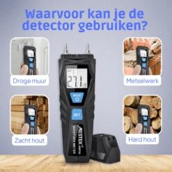Mestek Vochtmeter WM700 - Hygrometer - Muren - Binnen - Vochtmeters - Inclusief Opbergtas -Makita Winkel 1200x1200 1254
