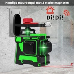 Hilda Zelfnivellerende Kruislijnlaser Met 12 Lijnen - Inclusief Muurbeugel En 360 Graden Statief - Groene Lasers - Waterproof - Laserwaterpas - Met Opbergkoffer -Makita Winkel 1200x1200 1272