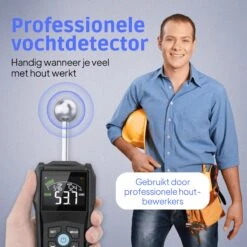 Mestek Pinless Vochtmeter WM700B - Hygrometer - Muren - Binnen - Vochtmeters - Inclusief Opbergzakje -Makita Winkel 1200x1200 1312