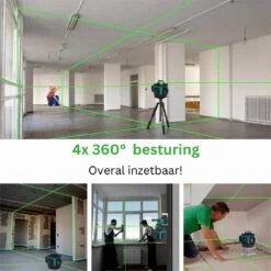 Dokx Zelfnivellerende Kruislijnlaser 16 Lijnen - Hardcase - 360° Graden Roterende Laser - Hardcase -Makita Winkel 1200x1200 1335