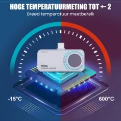TibaGoods - Warmtebeeldcamera - Warmtecamera Voor Android En Windows (USBC) - 256 X 192 Pixels - -15 Tot 600 °C - Thermische Camera 12 TibaGoods - Warmtebeeldcamera - Warmtecamera Voor Android En Windows (USBC) - 256 X 192 Pixels - -15 Tot 600 °C - Thermische Camera -Makita Winkel 1200x1200 1338