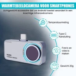 TibaGoods - Warmtebeeldcamera - Warmtecamera Voor Android En Windows (USBC) - 256 X 192 Pixels - -15 Tot 600 °C - Thermische Camera 13 TibaGoods - Warmtebeeldcamera - Warmtecamera Voor Android En Windows (USBC) - 256 X 192 Pixels - -15 Tot 600 °C - Thermische Camera -Makita Winkel 1200x1200 1339