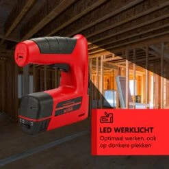 Kibani Accu Tacker - 1300mAh Accu En Oplader - Nietpistool - Handtacker - Spijkerpistool - Incl. LED Verlichting -Makita Winkel 1200x1200 134