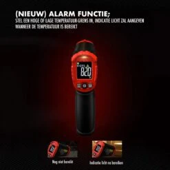 DynaBright Digitale Infrarood Thermometer - Bereik -50 T/m +400 °C - Incl. Batterijen - IR Thermometer - Warmtemeter 16 DynaBright Digitale Infrarood Thermometer - Bereik -50 T/m +400 °C - Incl. Batterijen - IR Thermometer - Warmtemeter -Makita Winkel 1200x1200 1344