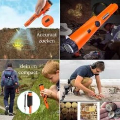 Vosoi - Pinpointer - Detectie Apparaat - Professioneel - Meetgereedschap - Metaaldetector - Orange -Makita Winkel 1200x1200 1388
