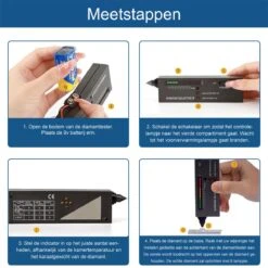Colorful Sun® Professionele Diamant Tester - Diamond Tester - Diamond Selector Pen - Gratis 9v Batterij - Draagbare - Voor Diamant, Saffier, Robijn, Kristal, Agaat, Jade, Edelstenen - Hoge Nauwkeurigheid - Met LED - Met Opbergdoosje - Zwart 11 Colorful Sun® Professionele Diamant Tester - Diamond Tester - Diamond Selector Pen - Gratis 9v Batterij - Draagbare - Voor Diamant, Saffier, Robijn, Kristal, Agaat, Jade, Edelstenen - Hoge Nauwkeurigheid - Met LED - Met Opbergdoosje - Zwart -Makita Winkel 1200x1200 1389