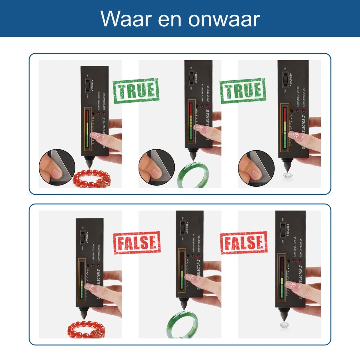 Colorful Sun® Professionele Diamant Tester - Diamond Tester - Diamond Selector Pen - Gratis 9v Batterij - Draagbare - Voor Diamant, Saffier, Robijn, Kristal, Agaat, Jade, Edelstenen - Hoge Nauwkeurigheid - Met LED - Met Opbergdoosje - Zwart 8 Colorful Sun® Professionele Diamant Tester - Diamond Tester - Diamond Selector Pen - Gratis 9v Batterij - Draagbare - Voor Diamant, Saffier, Robijn, Kristal, Agaat, Jade, Edelstenen - Hoge Nauwkeurigheid - Met LED - Met Opbergdoosje - Zwart - Afbeelding 6