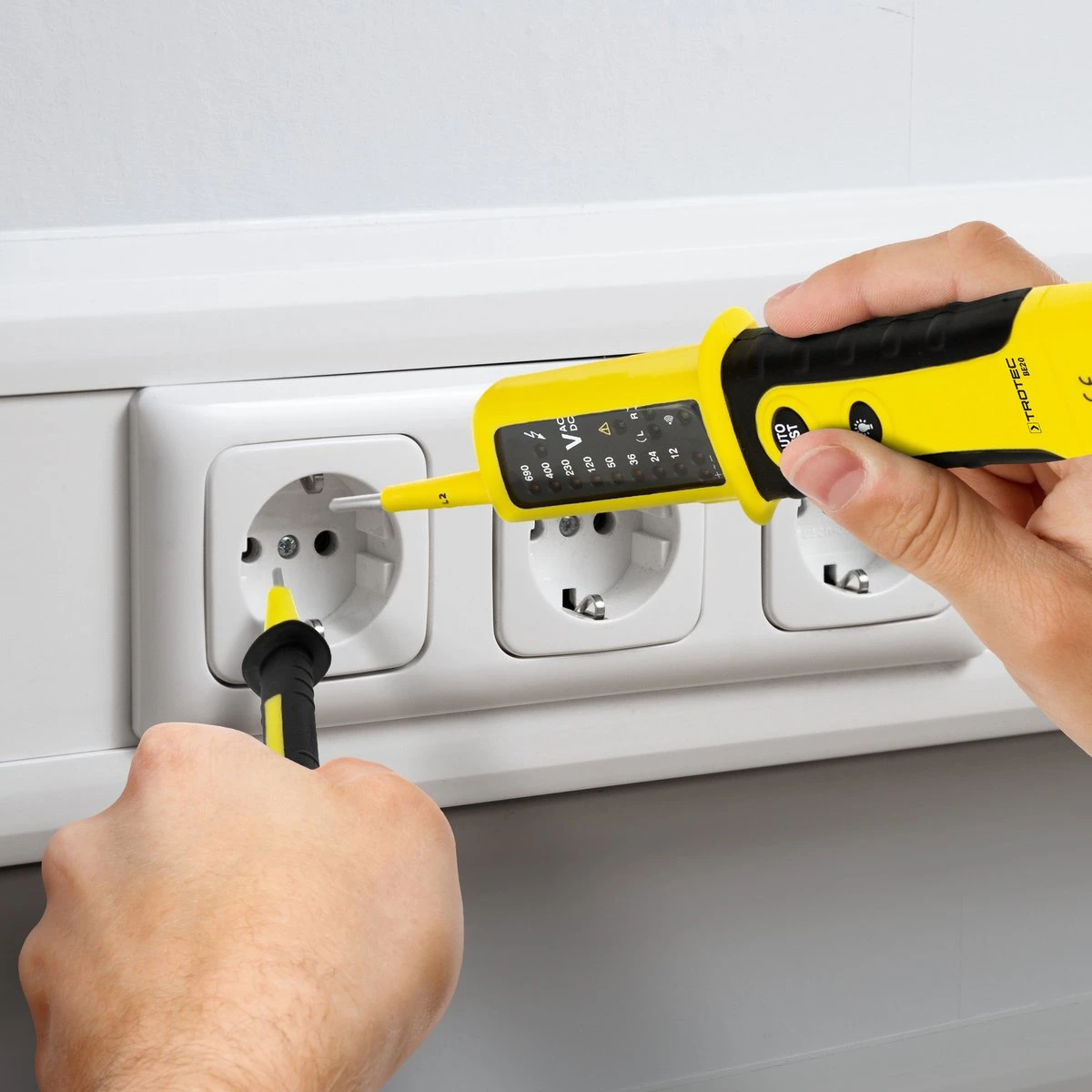 TROTEC Tweepolige Spanningstester BE20 8 TROTEC Tweepolige Spanningstester BE20 - Afbeelding 6