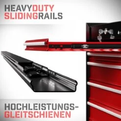 Timbertech - Afsluitbare Werkplaatswagen Op Wielen Met Parkeerrem - Exclusief Gereedschappen - 7 Laden Met Inleg - Gereedschapswagen - Montagewagen - Trolley Voor Diverse Gereedschappen - Staal - Rood/Zwart 34 Timbertech - Afsluitbare Werkplaatswagen Op Wielen Met Parkeerrem - Exclusief Gereedschappen - 7 Laden Met Inleg - Gereedschapswagen - Montagewagen - Trolley Voor Diverse Gereedschappen - Staal - Rood/Zwart -Makita Winkel 1200x1200 1486