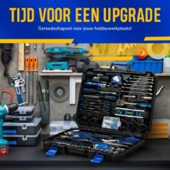 Lumora - 179 Delige Gereedschapsset - Reparatie - Gereedschapskoffer - Gereedschapskist - Schroevendraaierset - Rolmaat - Tang - Waterpas - Hamer - Sleutelset - Cadeau Voor Mannen - Housewarming Cadeau - Pasen -Makita Winkel 1200x1200 1491