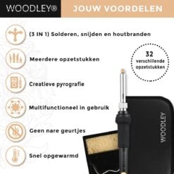 Houtbrander Set - 71 Delig - Soldeerbout - Pyrografie - Houtbrander Voor Hobby - Soldeerset -Makita Winkel 1200x1200 15