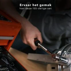 Cheqo® XXL 155-Delige Gereedschapbox - Gereedschapset In Koffer - Gevuld - Tangen - Schroevendraaiers - Gereedschapskist Met Laden - 3,6V Staafschroevendraaier - 1/2" & 1/4" Ratel - Bits, Verlengingen & Adapters 11 Cheqo® XXL 155-Delige Gereedschapbox - Gereedschapset In Koffer - Gevuld - Tangen - Schroevendraaiers - Gereedschapskist Met Laden - 3,6V Staafschroevendraaier - 1/2" & 1/4" Ratel - Bits, Verlengingen & Adapters -Makita Winkel 1200x1200 1501