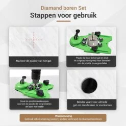 Breskol Tegelboren - Diamantboren + Boorgeleider + 70mm + 75mm Gaten Boorset - Boren - Diamant Boor Geleider - Diamantboor - Diamantborenset - Tegelboren 11 Breskol Tegelboren - Diamantboren + Boorgeleider + 70mm + 75mm Gaten Boorset - Boren - Diamant Boor Geleider - Diamantboor - Diamantborenset - Tegelboren -Makita Winkel 1200x1200 152