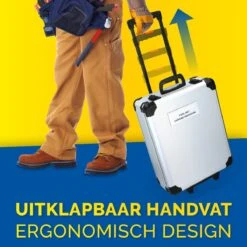 Kinzo Handgereedschapset - 187-delig - In Aluminium Rolkoffer - CR-V-Staal -Makita Winkel 1200x1200 1531