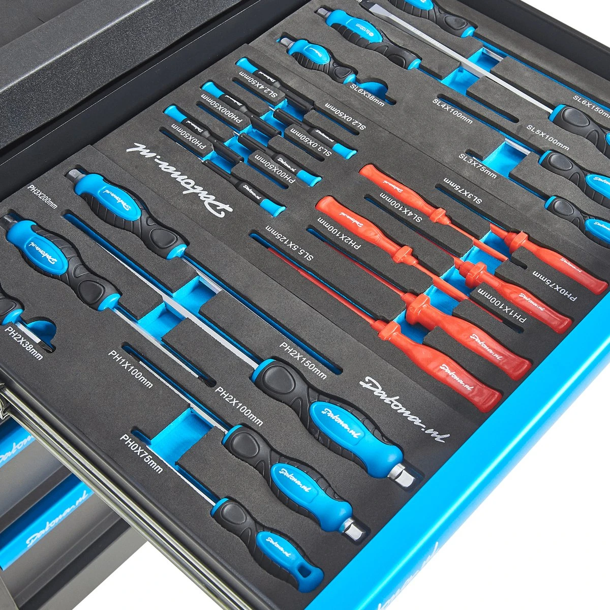 Datona® Gevulde Gereedschapswagen Ultimate Plus 8 Lades 5 Lades Gevuld - Zwart 12 Datona® Gevulde Gereedschapswagen Ultimate Plus 8 Lades 5 Lades Gevuld - Zwart - Afbeelding 10