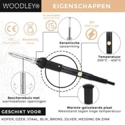 Houtbrander Set - 71 Delig - Soldeerbout - Pyrografie - Houtbrander Voor Hobby - Soldeerset -Makita Winkel 1200x1200 16