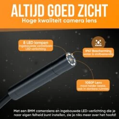 Strex Inspectiecamera Met Scherm 5M - 1080P HD - 4.3 Inch LCD Scherm - IP67 Waterdicht - LED Verlichting - Endoscoop - Inspectie Camera -Makita Winkel 1200x1200 1618