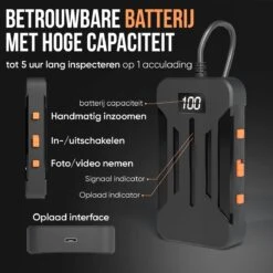 Strex Inspectiecamera 5M - Android/IOS - IP68 Waterdicht - 1080P HD - LED Verlichting - Endoscoop - Inspectie Camera - Inspecteren Met Telefoon -Makita Winkel 1200x1200 1625