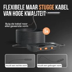 Strex Inspectiecamera 5M - Android/IOS - IP68 Waterdicht - 1080P HD - LED Verlichting - Endoscoop - Inspectie Camera - Inspecteren Met Telefoon -Makita Winkel 1200x1200 1627