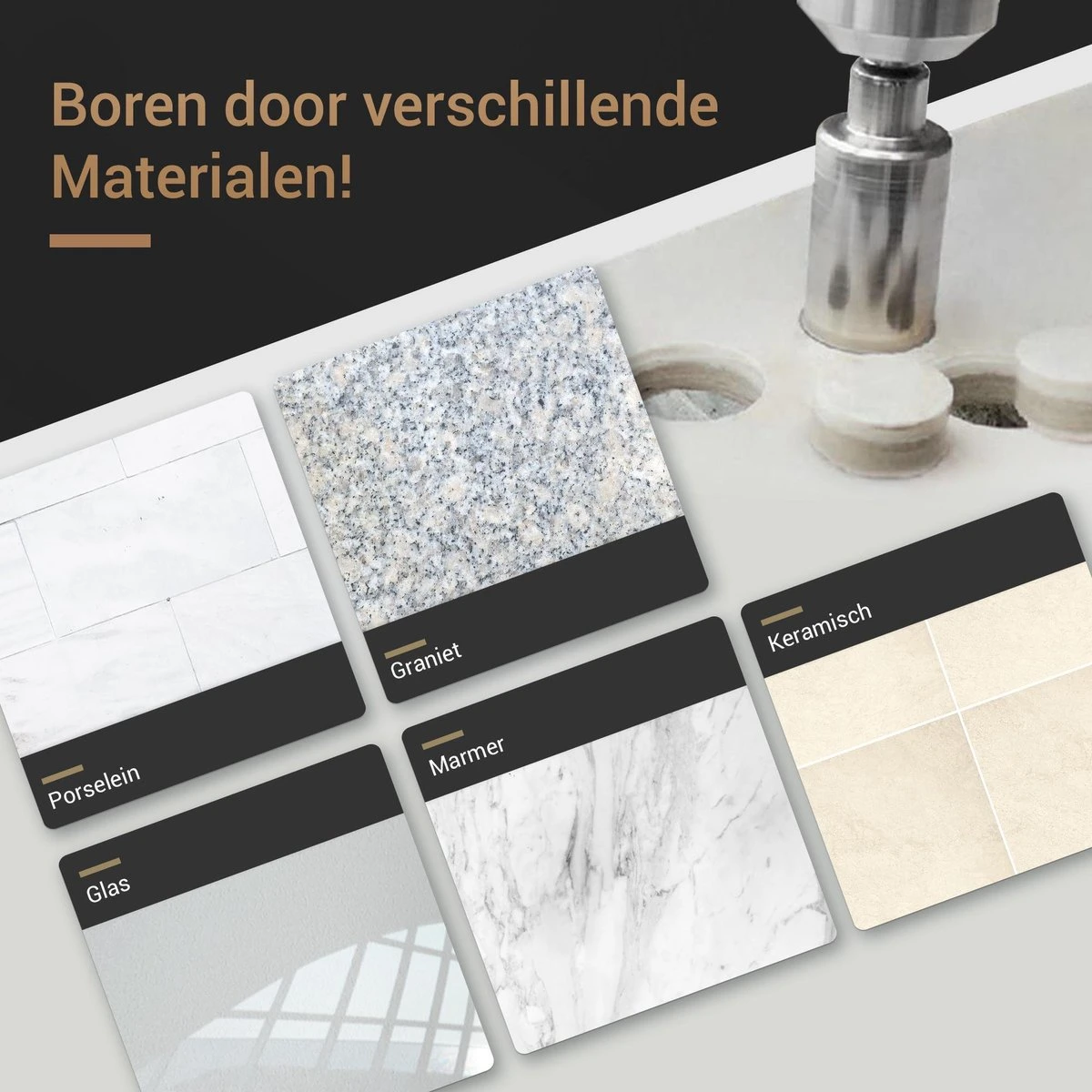 Breskol Diamantboren Set Tegels - Diamantboren -diamant Boren- Tegelboren - Tegelboor - Glasboor - Diamantboor 6 Mm - Diamantboor 8 Mm - Diamantboor Nat - 15 Delige Set - Diamantboor - Diamantborenset - Gatzaag 6 Breskol Diamantboren Set Tegels - Diamantboren -diamant Boren- Tegelboren - Tegelboor - Glasboor - Diamantboor 6 Mm - Diamantboor 8 Mm - Diamantboor Nat - 15 Delige Set - Diamantboor - Diamantborenset - Gatzaag - Afbeelding 4