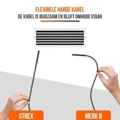 Strex Inspectiecamera Met Scherm 10M - 1080P HD - 4.3 Inch LCD Scherm - IP67 Waterdicht - LED Verlichting - Endoscoop - Inspectie Camera -Makita Winkel 1200x1200 1644