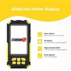 STURMM® ST-IC301 - Industriële Endoscoop Met Dubbele Camera - Professionele Inspectiecamera - 4.5 INCH Display - Inclusief Gratis 32GB Micro SD - 10 Meter Kabel -Makita Winkel 1200x1200 1645
