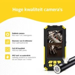 STURMM® ST-IC301 - Industriële Endoscoop Met Dubbele Camera - Professionele Inspectiecamera - 4.5 INCH Display - Inclusief Gratis 32GB Micro SD - 10 Meter Kabel -Makita Winkel 1200x1200 1646