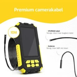 STURMM® ST-IC301 - Industriële Endoscoop Met Dubbele Camera - Professionele Inspectiecamera - 4.5 INCH Display - Inclusief Gratis 32GB Micro SD - 10 Meter Kabel -Makita Winkel 1200x1200 1647