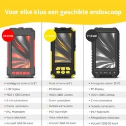 STURMM® ST-IC301 - Industriële Endoscoop Met Dubbele Camera - Professionele Inspectiecamera - 4.5 INCH Display - Inclusief Gratis 32GB Micro SD - 10 Meter Kabel -Makita Winkel 1200x1200 1652