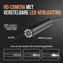 Strex Inspectiecamera 10M - Android/IOS - IP68 Waterdicht - 1080P HD - LED Verlichting - Endoscoop - Inspectie Camera - Inspecteren Met Telefoon -Makita Winkel 1200x1200 1662