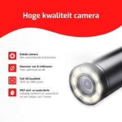 STURMM® ST-IC201 - Industriële Endoscoop Met Enkele Camera - Professionele Inspectiecamera - 4.3 INCH Display - Inclusief Gratis 16GB Micro SD - 5 Meter Kabel -Makita Winkel 1200x1200 1674