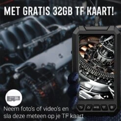 Endoscoop Camera HD Inspectiecamera 5M – 5.0” Scherm – Luxe Opbergtas - IP67 Waterdicht – Incl. Micro SD Kaart 32GB -Makita Winkel 1200x1200 1690