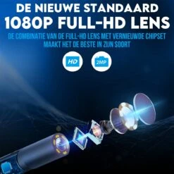 Looki Endoscoop Met Scherm 5M + GRATIS 32GB SD-kaart - Inspectie Camera – 1080P LED Verlichting – 4.3 Inch Scherm – 8 Mm Dik - IP67 Waterdicht -Makita Winkel 1200x1200 1696