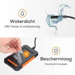 Relave Inspectiecamera Met Scherm 5M - Endoscoop - 1080P HD - 4.3 Inch LCD Scherm - IP67 Waterdicht - LED Verlichting - Inspectie Camera 14 Relave Inspectiecamera Met Scherm 5M - Endoscoop - 1080P HD - 4.3 Inch LCD Scherm - IP67 Waterdicht - LED Verlichting - Inspectie Camera -Makita Winkel 1200x1200 1713
