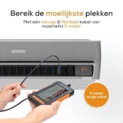 Relave Inspectiecamera Met Scherm 5M - Endoscoop - 1080P HD - 4.3 Inch LCD Scherm - IP67 Waterdicht - LED Verlichting - Inspectie Camera 16 Relave Inspectiecamera Met Scherm 5M - Endoscoop - 1080P HD - 4.3 Inch LCD Scherm - IP67 Waterdicht - LED Verlichting - Inspectie Camera -Makita Winkel 1200x1200 1714