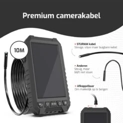 STURMM® ST-IC401 - Industriële Endoscoop Met Dubbele Camera - Professionele Inspectiecamera - 5.0 INCH Display - Inclusief Gratis 32GB Micro SD - 10 Meter Kabel -Makita Winkel 1200x1200 1720