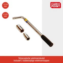 Carpoint Telescopische Wielmoersleutel Voor 17/19/21/23mm | Wielmoersleutel Uitschuifbaar 360-535mm -Makita Winkel 1200x1200 1773