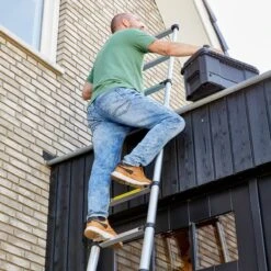 ALDORR Home - Telescoopladder 3,80 Meter - Met Stabilisatievoet En Soft Closing -Makita Winkel 1200x1200 1810