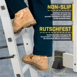 Jago - Steiger - Multifuncitionele Ladder - Ladderrek - Werkblad - Werkplatform - 4 In 1 17 Jago - Steiger - Multifuncitionele Ladder - Ladderrek - Werkblad - Werkplatform - 4 In 1 -Makita Winkel 1200x1200 1826