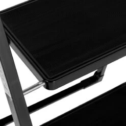 Kibani Keukentrapje - 2 Treden - Huishoudtrap - Keukentrap - Opstapje - Metaal - Opvouwbaar - Inklapbaar - Zwart - Antislip - Stevig -Makita Winkel 1200x1200 1846