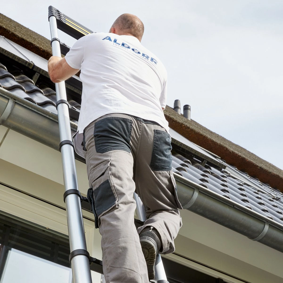 ALDORR Professional - Telescoopladder 5,20 Meter - Met Optigrip™ En Extra Diepe Treden 6 ALDORR Professional - Telescoopladder 5,20 Meter - Met Optigrip™ En Extra Diepe Treden - Afbeelding 4