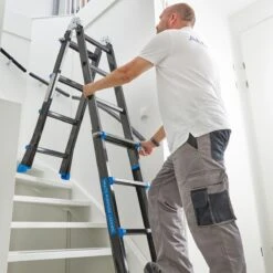 ALDORR Professional - Multiladder Uitschuifbare Vouwladder 4x4 - 4,00 Meter -Makita Winkel 1200x1200 1897