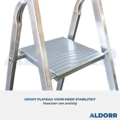 ALDORR Home - Huishoudtrap 8 Treden - Huishoudladder Inklapbaar - Keukentrap Opvouwbaar -Makita Winkel 1200x1200 1904